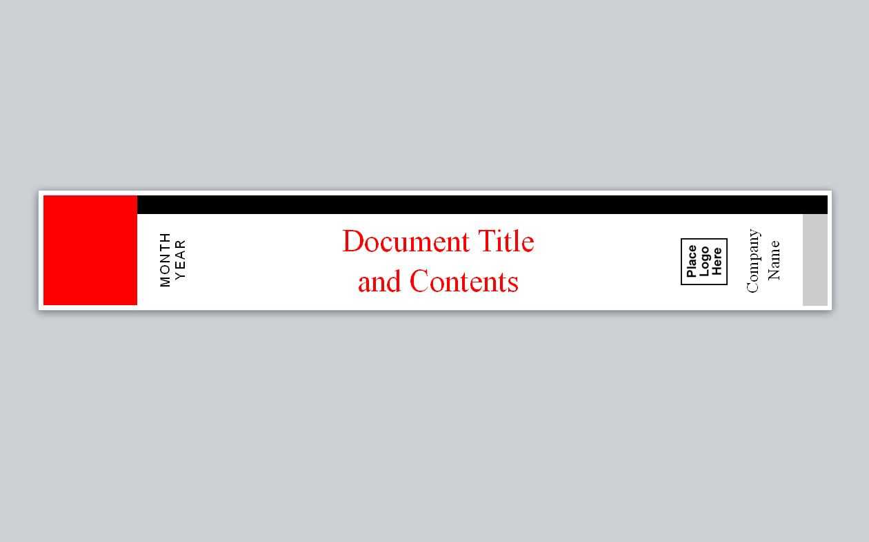 Binder Spine Template Word – Dalep.midnightpig.co For 3 Inch Binder Spine Template Word