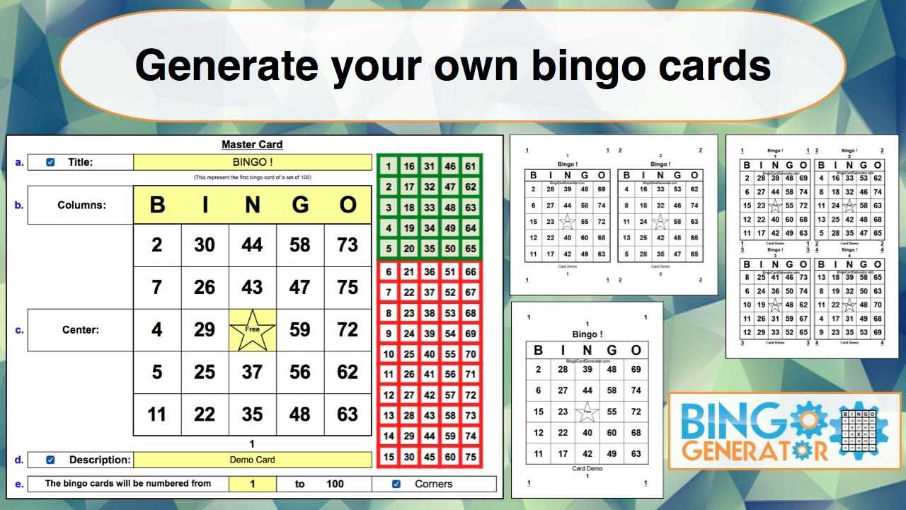 Bingo Card Generator Excel Tutorial Pertaining To Blank Bingo Card Template Microsoft Word
