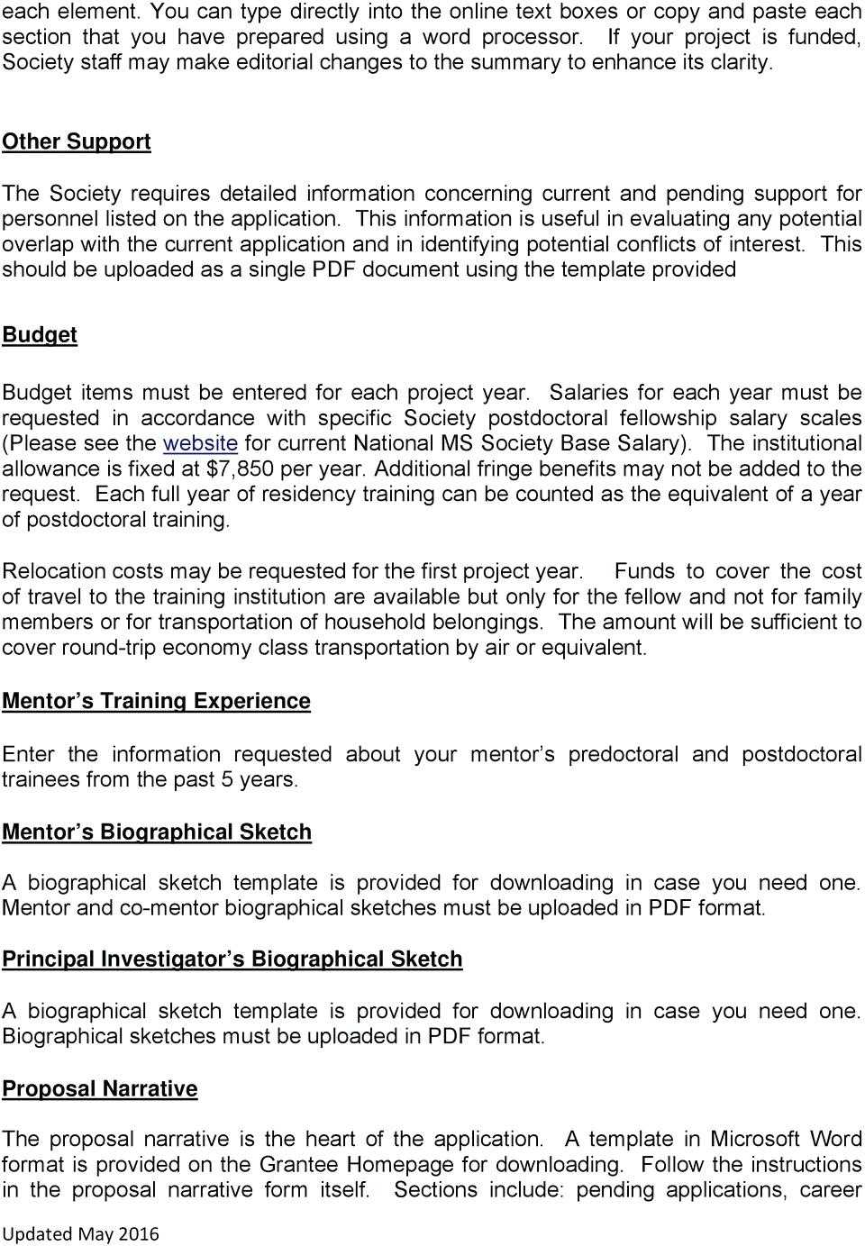 Biographical Sketch Template – Harryatkins Intended For Nih Biosketch Template Word