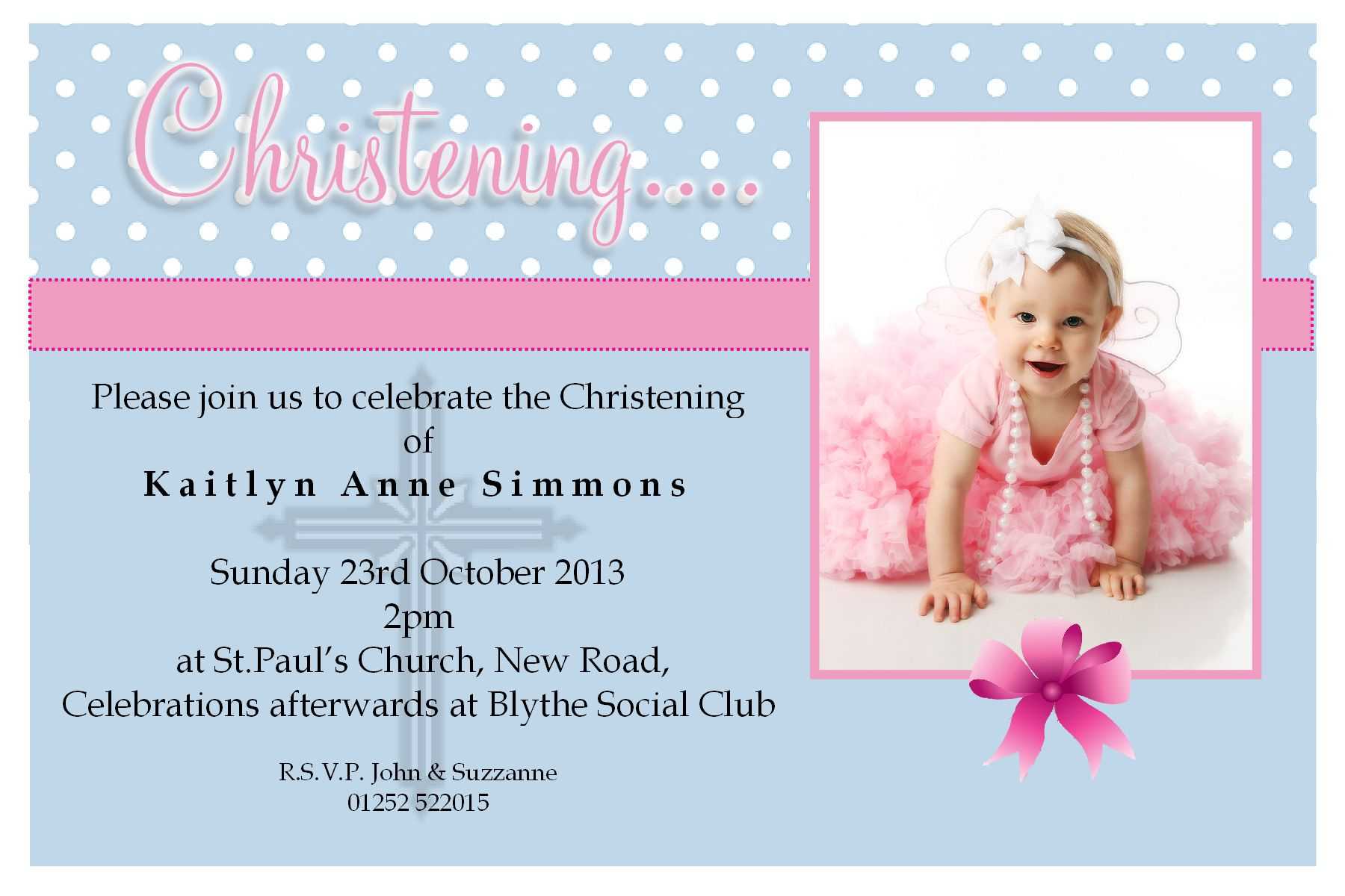 Birthday Invitations : Christening Invitation Cards For Blank Christening Invitation Templates