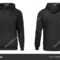 Blank Black Male Hoodie Sweatshirt Long Sleeve With Clipping With Regard To Blank Black Hoodie Template
