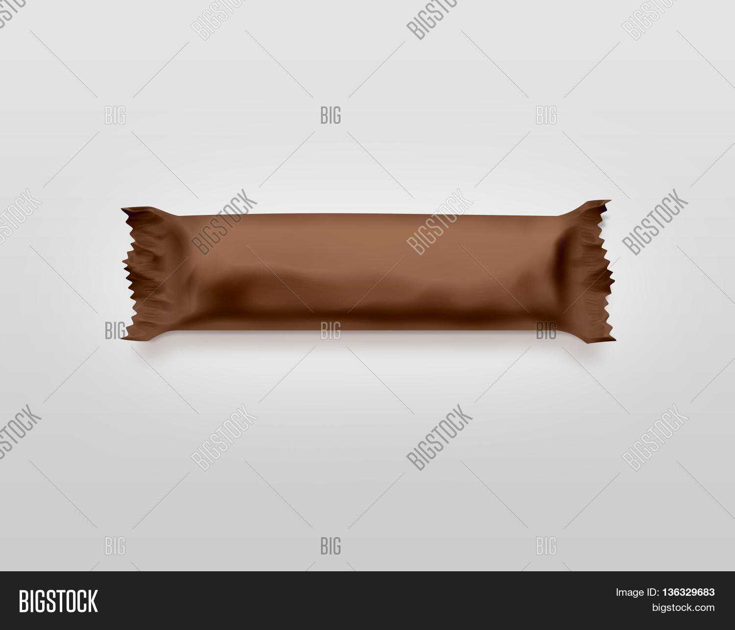 Blank Brown Candy Bar Image & Photo (Free Trial) | Bigstock With Regard To Free Blank Candy Bar Wrapper Template