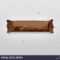 Blank Brown Candy Bar Plastic Wrap Mockup Isolated. Empty With Blank Candy Bar Wrapper Template