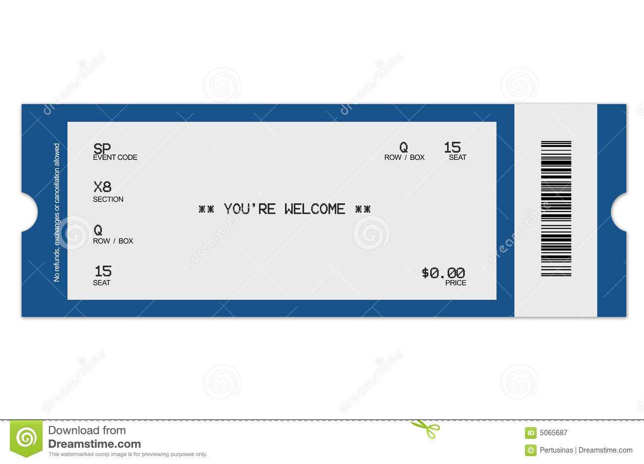 Blank Event Tickets – Dalep.midnightpig.co With Regard To Blanks Usa Templates