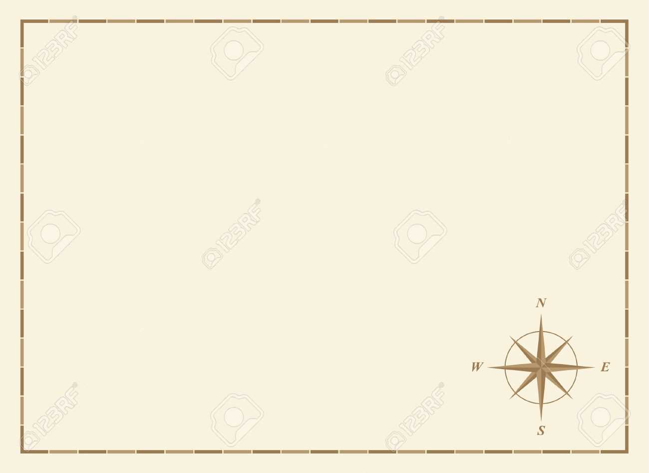 Blank Map Template – Calep.midnightpig.co In Blank Pirate Map Template