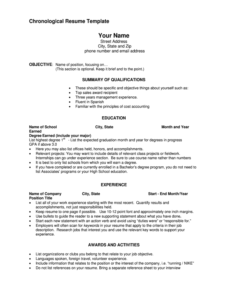 Blank Resume Pdf – Fill Online, Printable, Fillable, Blank Within Free Bio Template Fill In Blank