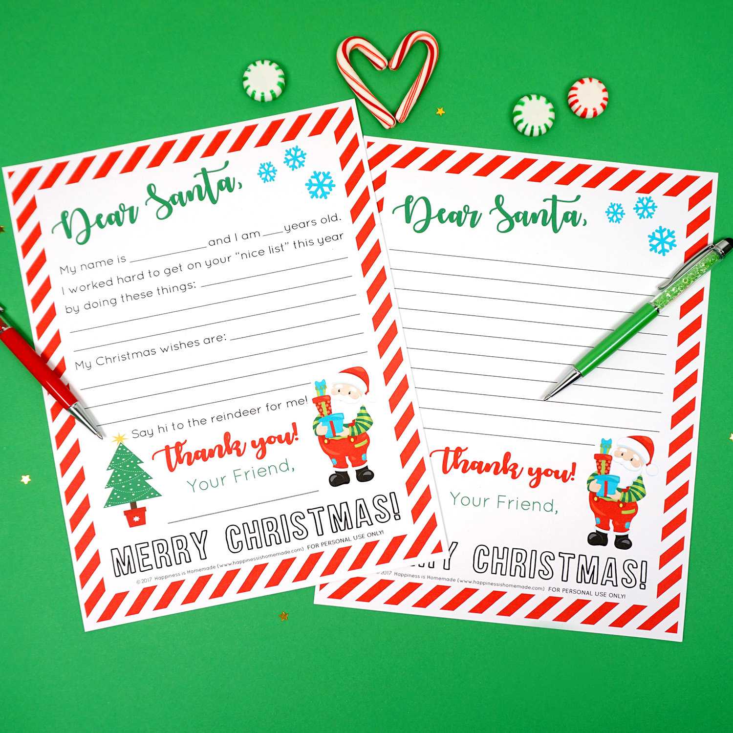 Blank Santa Letter Template Free – Calep.midnightpig.co Inside Letter From Santa Template Word