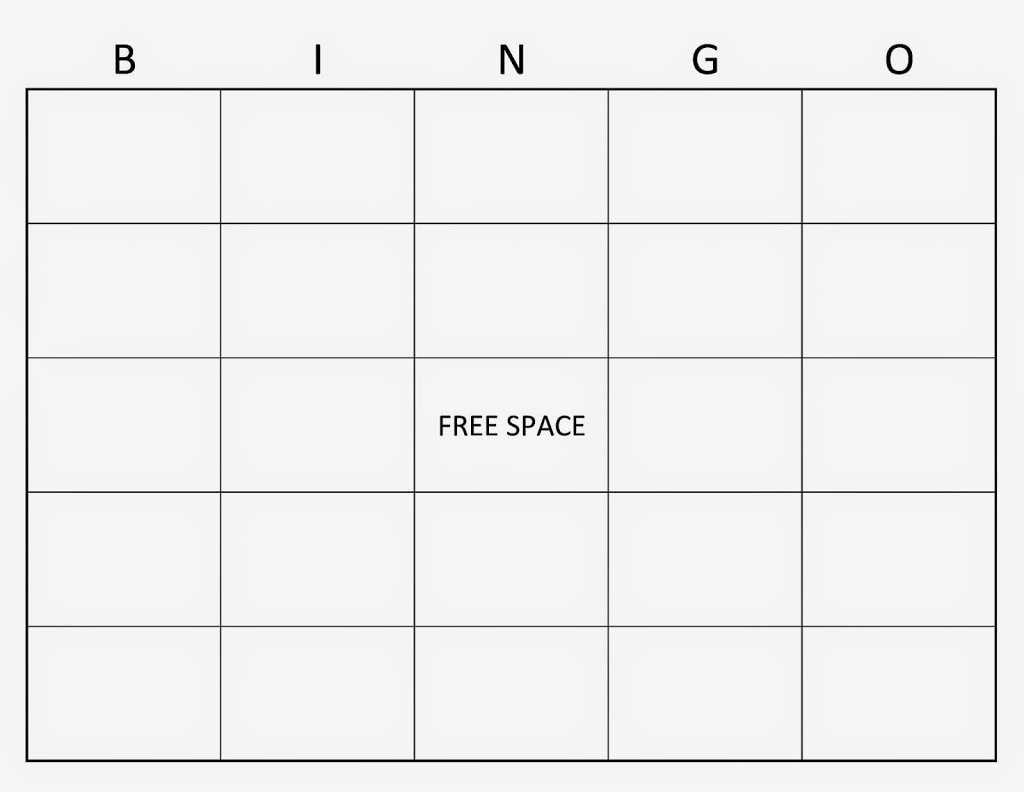Blank Sight Word Bingo Template – Gutjop For Blank Bingo Card Template Microsoft Word