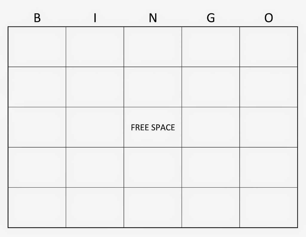 Blank Sight Word Bingo Template – Gutjop Regarding Blank Bingo Template Pdf