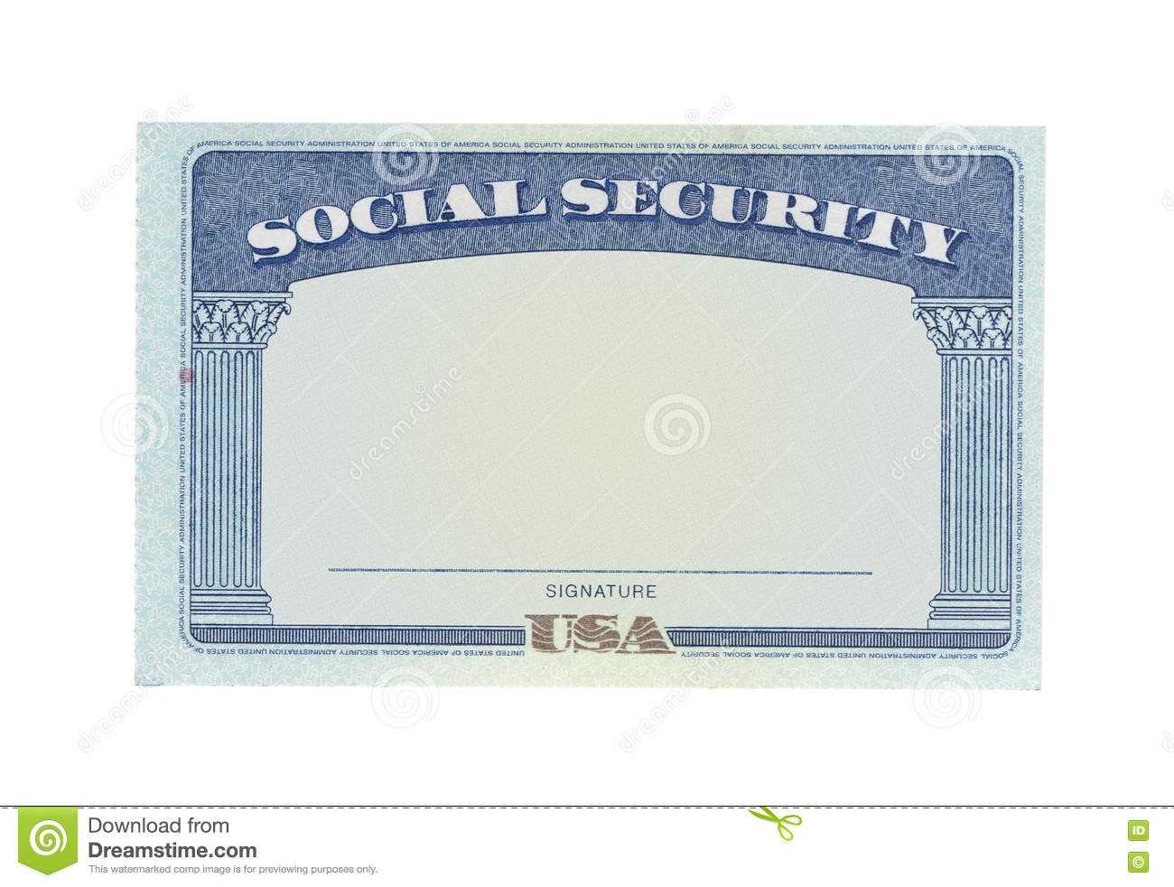 Blank Social Security Card Template Download - Great Throughout Blank Social Security Card Template