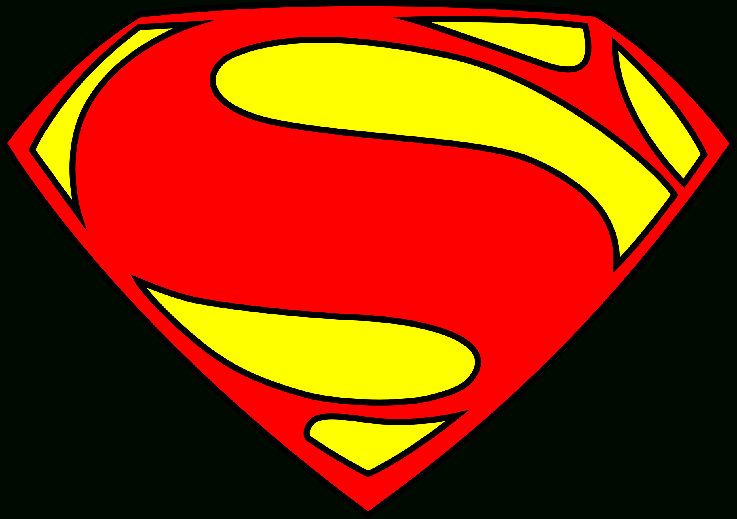 Blank Superman Logo Transparent & Png Clipart Free Download Throughout Blank Superman Logo Template