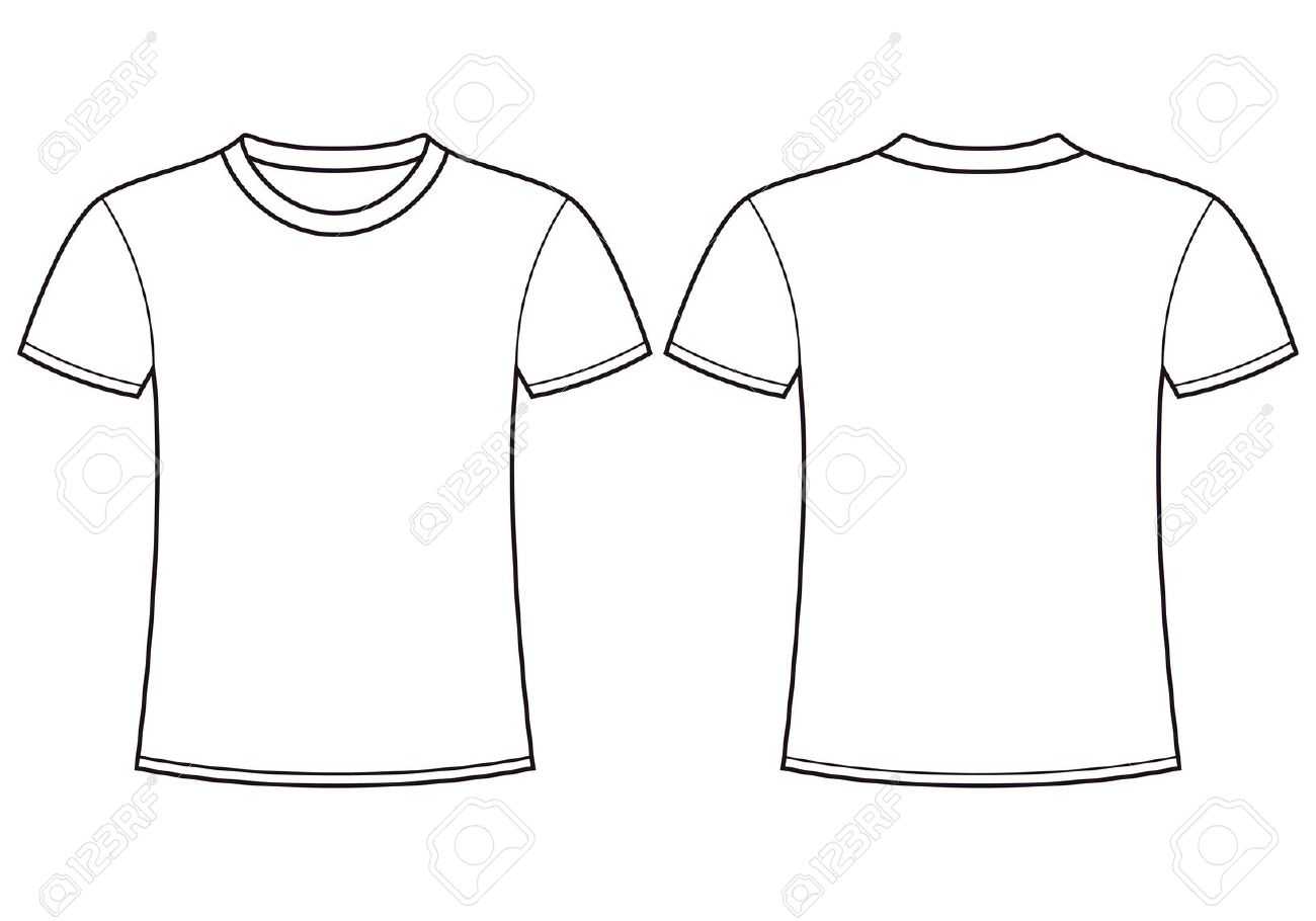 Blank T Shirt Drawing At Paintingvalley | Explore With Blank T Shirt Outline Template