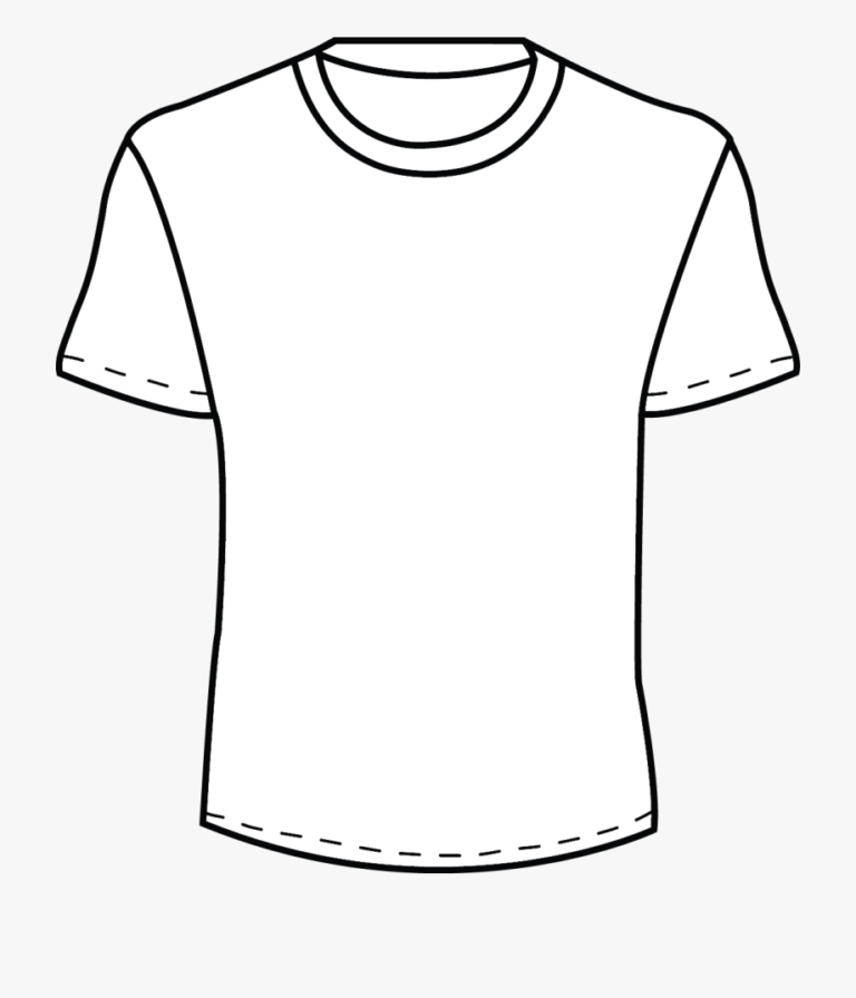 Blank T Shirt Template Clipart with Printable Blank Tshirt Template ...
