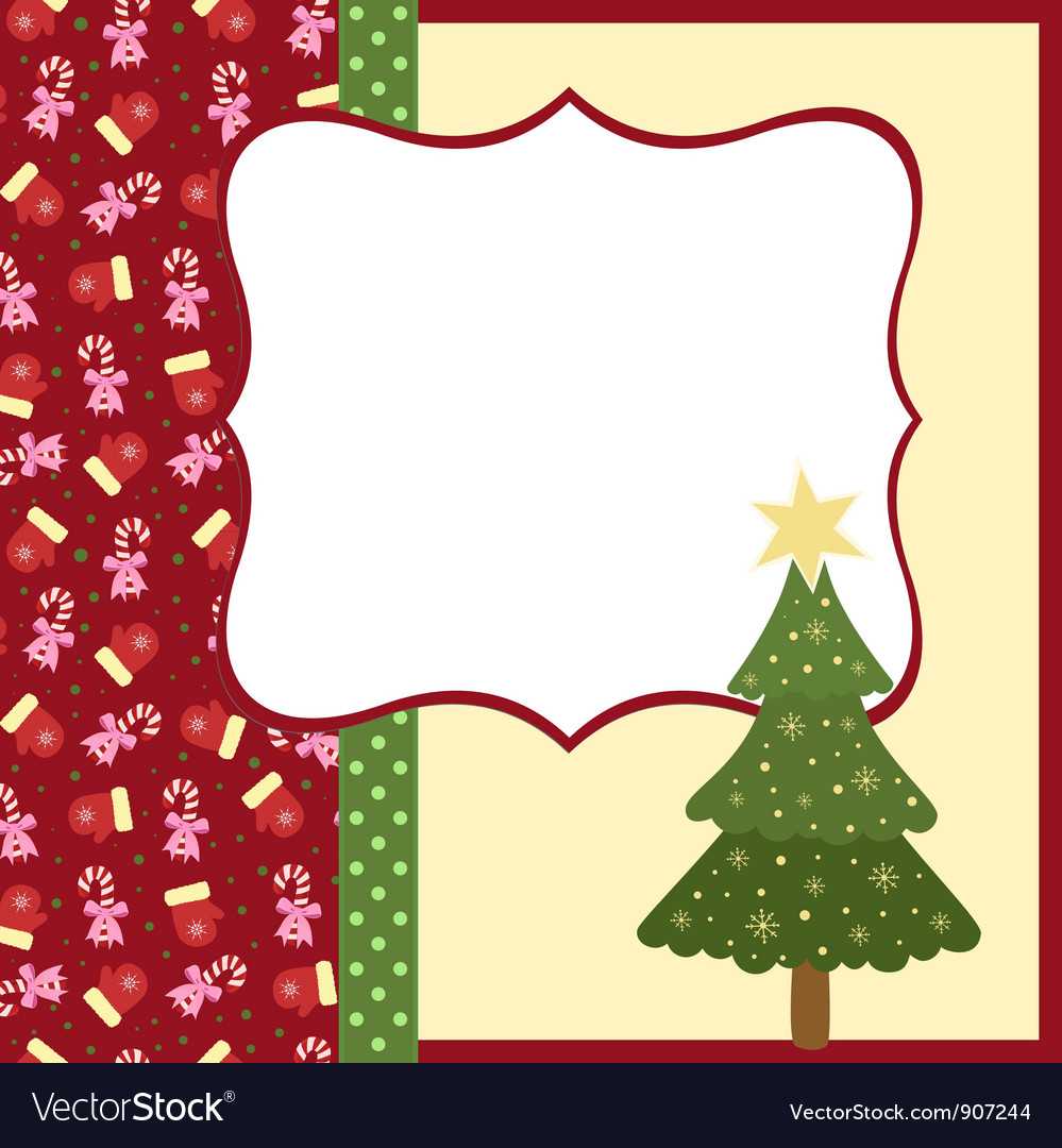Blank Template For Christmas Greetings Card Throughout Blank Christmas Card Templates Free