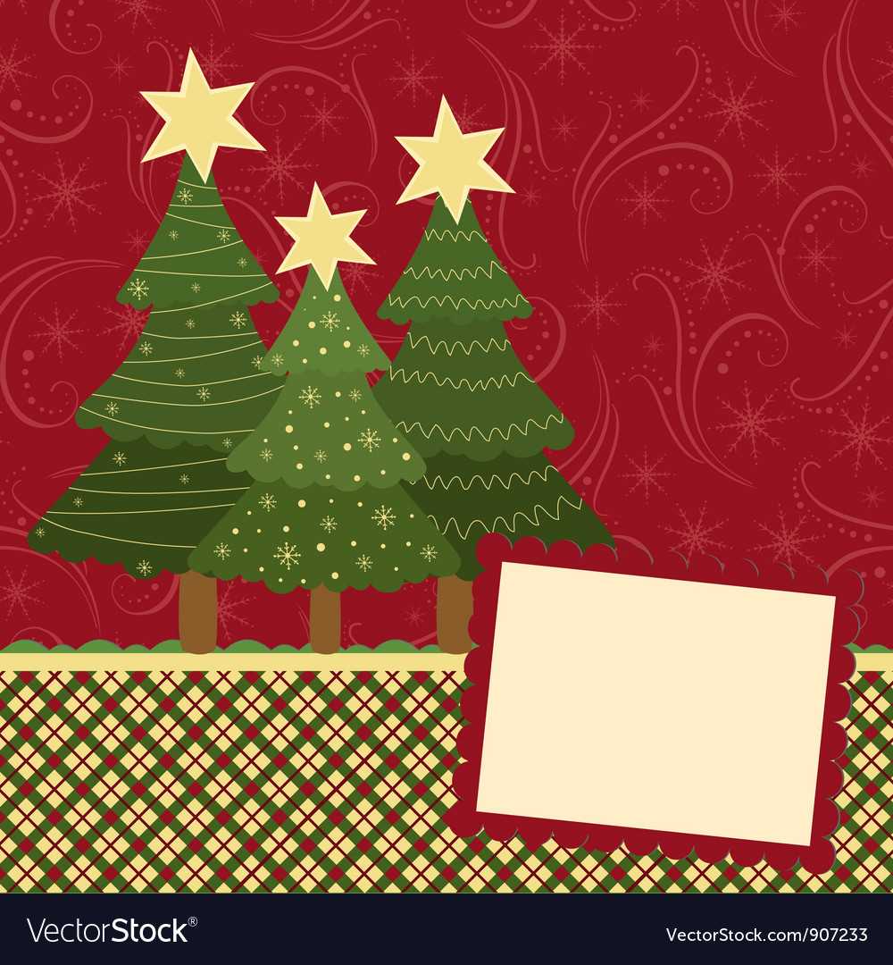 Blank Template For Christmas Greetings Card With Regard To Blank Christmas Card Templates Free