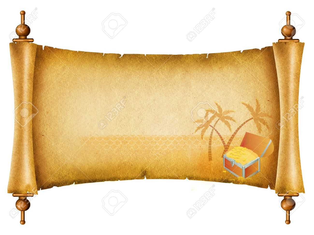 Blank Treasure Map Clipart Inside Blank Pirate Map Template