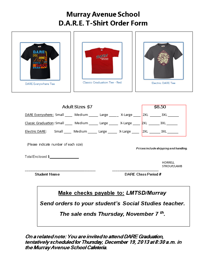 Blank Tshirt Order Form | Templates At Allbusinesstemplates With Regard To Blank T Shirt Order Form Template