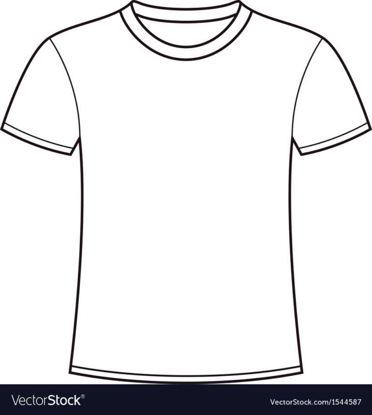 Blank White T Shirt Template For Blank Tee Shirt Template - Creative ...