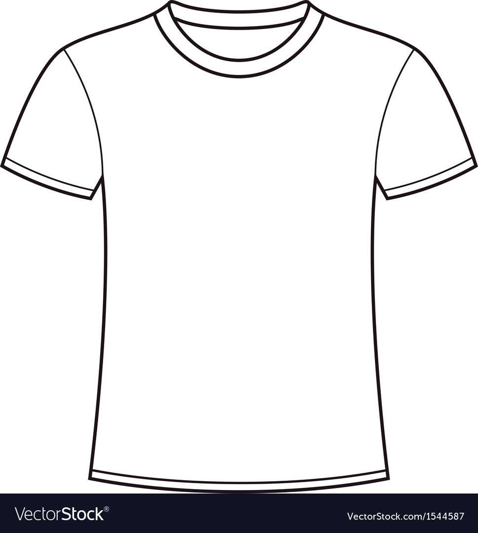 Blank White T Shirt Template Within Blank T Shirt Outline Template