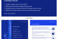 Blue Tech Mckinsey Consulting Report Template for Mckinsey Consulting Report Template