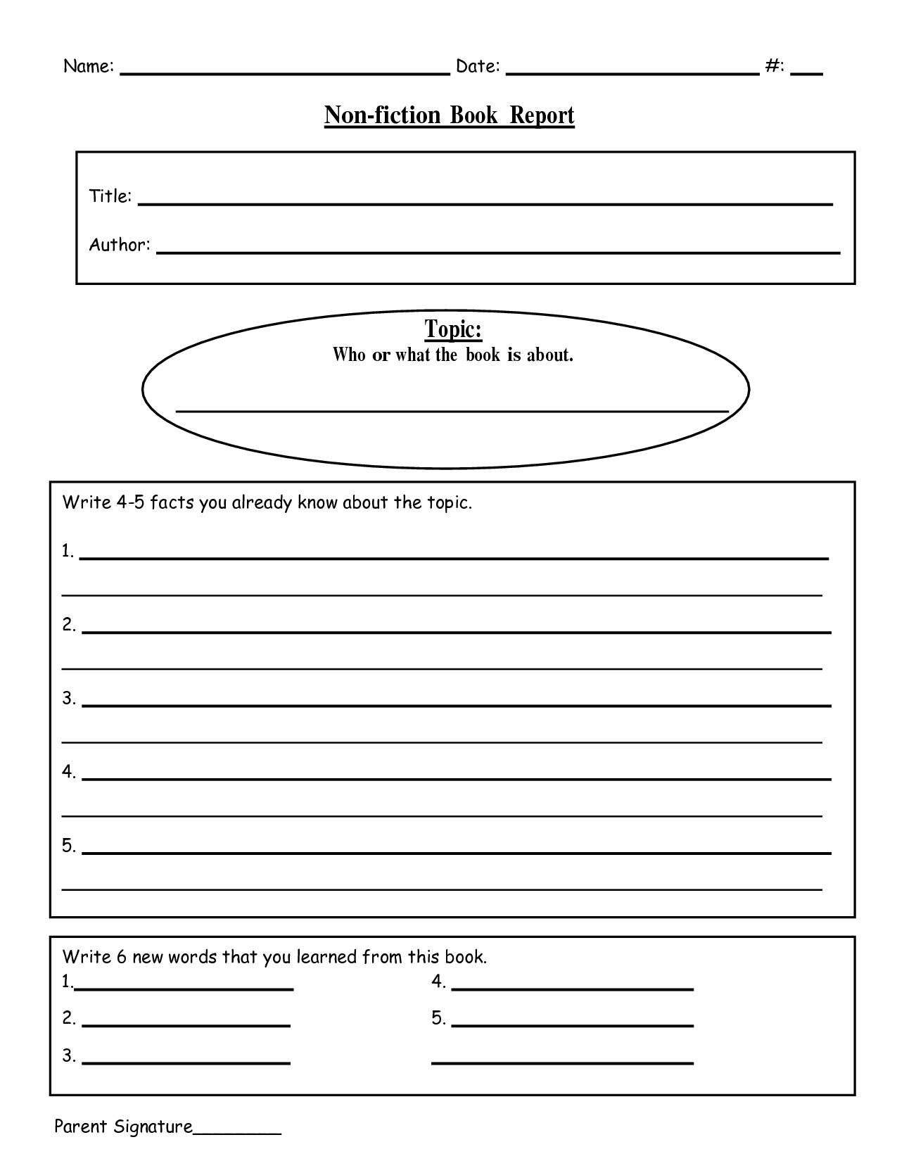 Book Report Printable – Revistaoropel.cl For Sandwich Book Report Printable Template