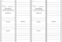 Bookmark Template For Word - Dalep.midnightpig.co with Free Blank Bookmark Templates To Print