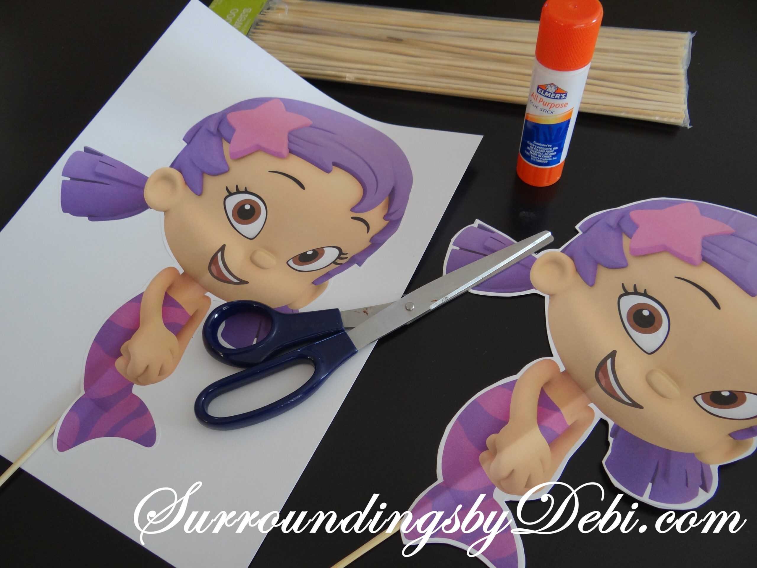 Bubble Guppies / Ariel Birthday Party! Lets Celebrate! Regarding Bubble Guppies Birthday Banner Template