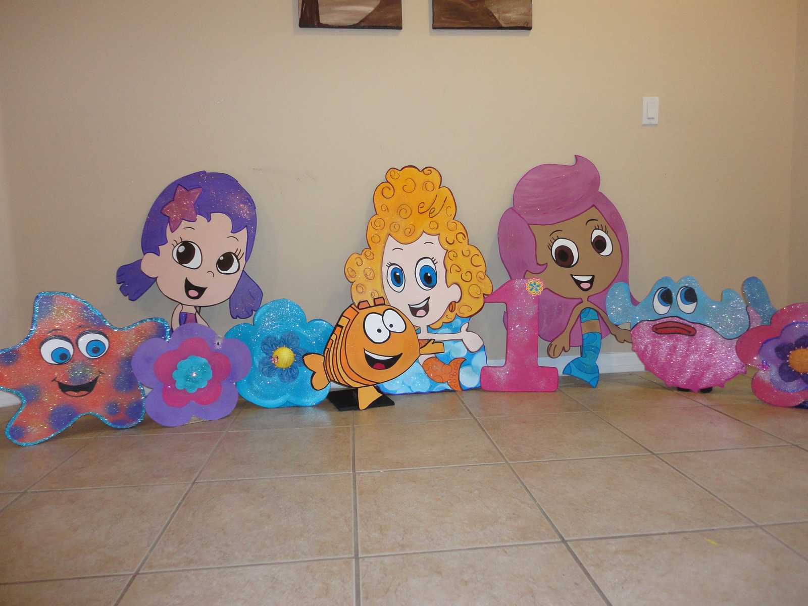Bubble Guppies Birthday Decorations | Bob Doyle Home Throughout Bubble Guppies Birthday Banner Template
