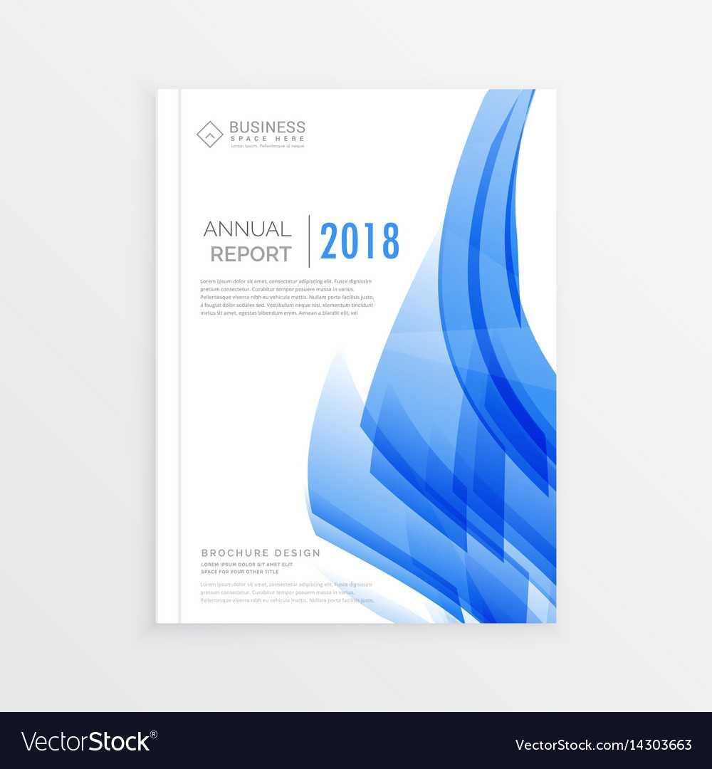Business Annual Report Cover Page Template In A4 Pertaining To Technical Report Cover Page Template