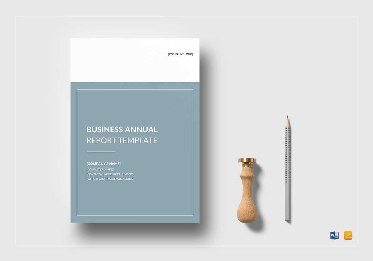 Business Annual Report Template Within Word Annual Report Template