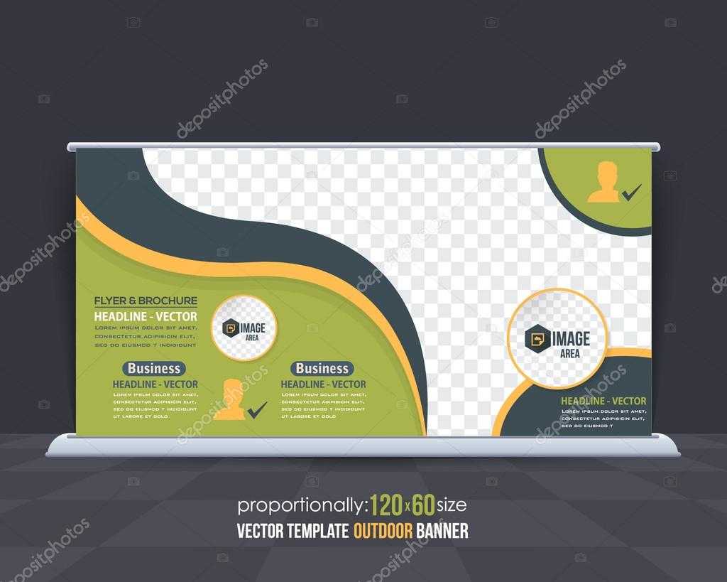 Business Theme Outdoor Banner Design, Advertising Vector Inside Outdoor Banner Design Templates