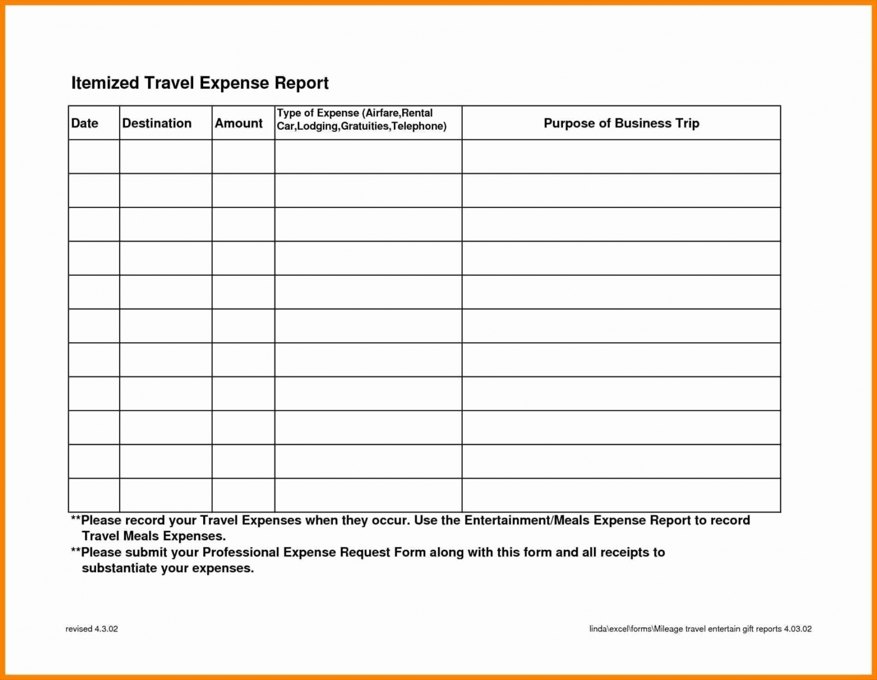 Business Travel Expense Report Template New Business Travel Inside Business Trip Report Template Pdf