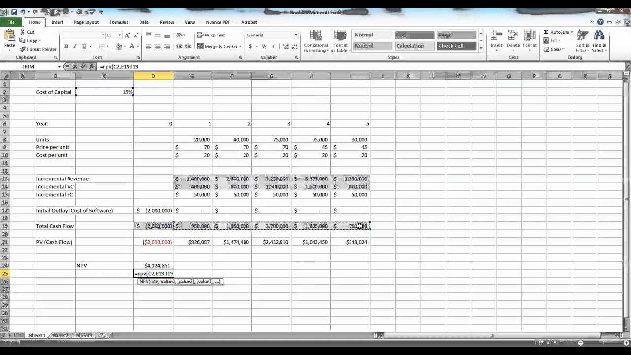 Capital Budgeting In Excel Example Throughout Capital Expenditure Report Template