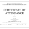 Certificate Of Attendance Template – Calep.midnightpig.co For Training Certificate Template Word Format