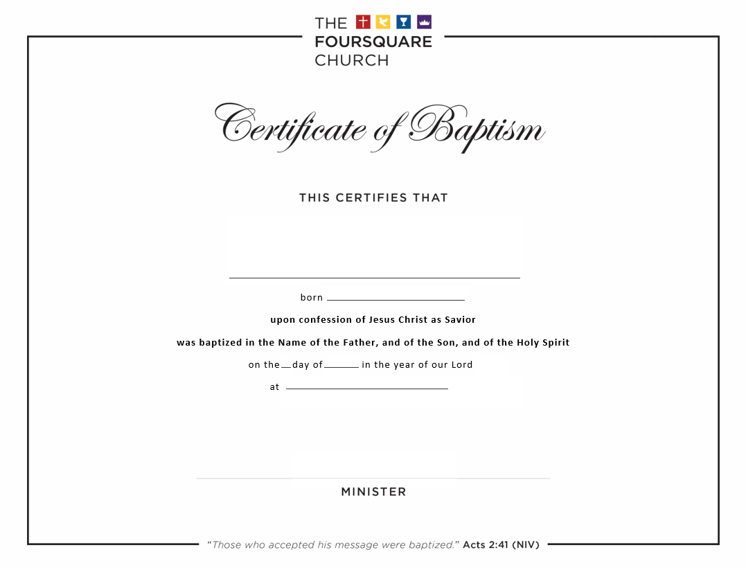 Certificates: Baptism And Dedication | News + Resources Within Baptism Certificate Template Word