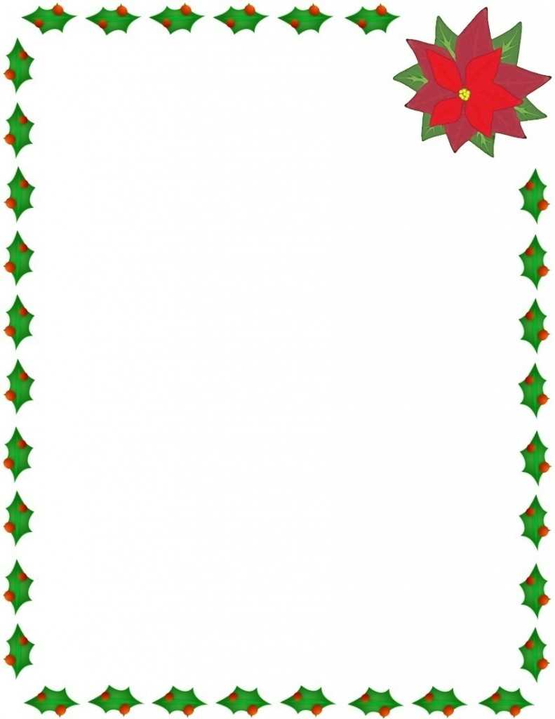Christmas Border For Word Document – Calep.midnightpig.co Regarding Christmas Border Word Template