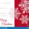 Christmas Greeting Card Template With Blank Text Field Stock With Regard To Free Printable Blank Greeting Card Templates