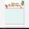 Christmas Santa Letter Blank Template A4 Decorated with Blank Letter From Santa Template