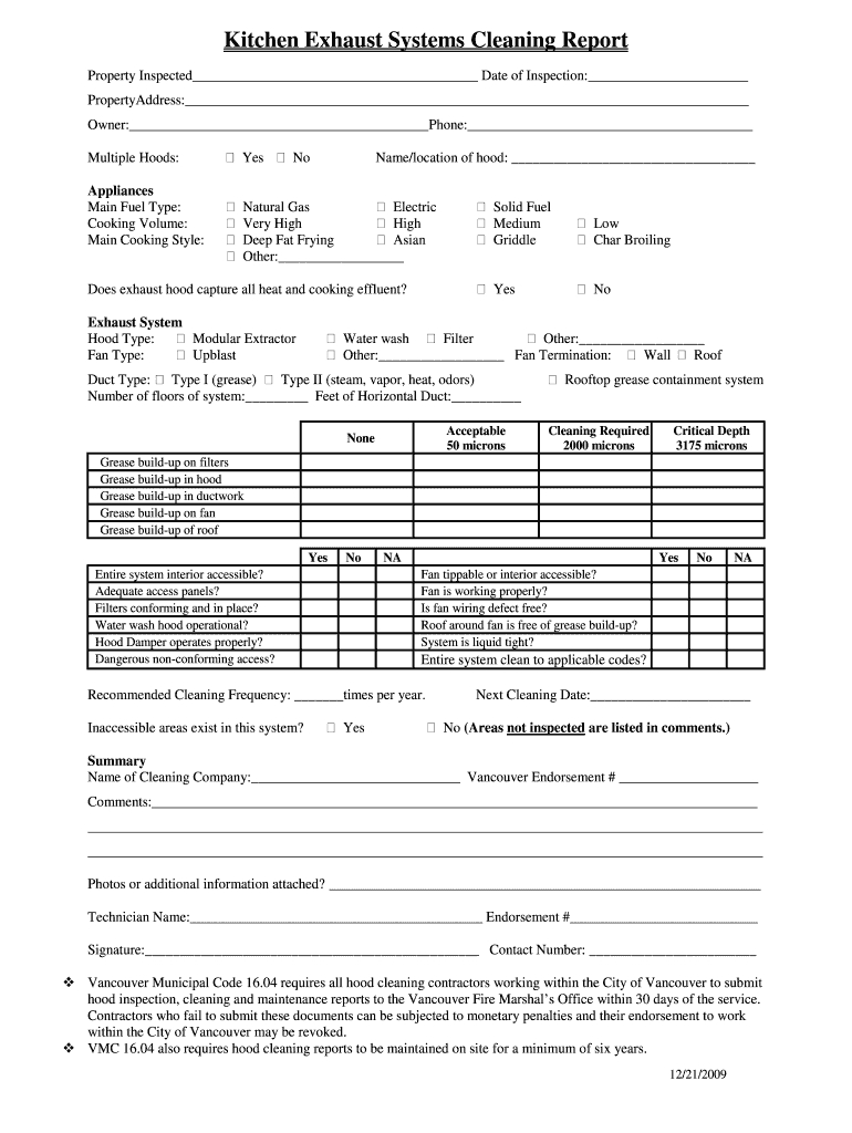 Cleaning Report – Fill Out And Sign Printable Pdf Template | Signnow Pertaining To Cleaning Report Template