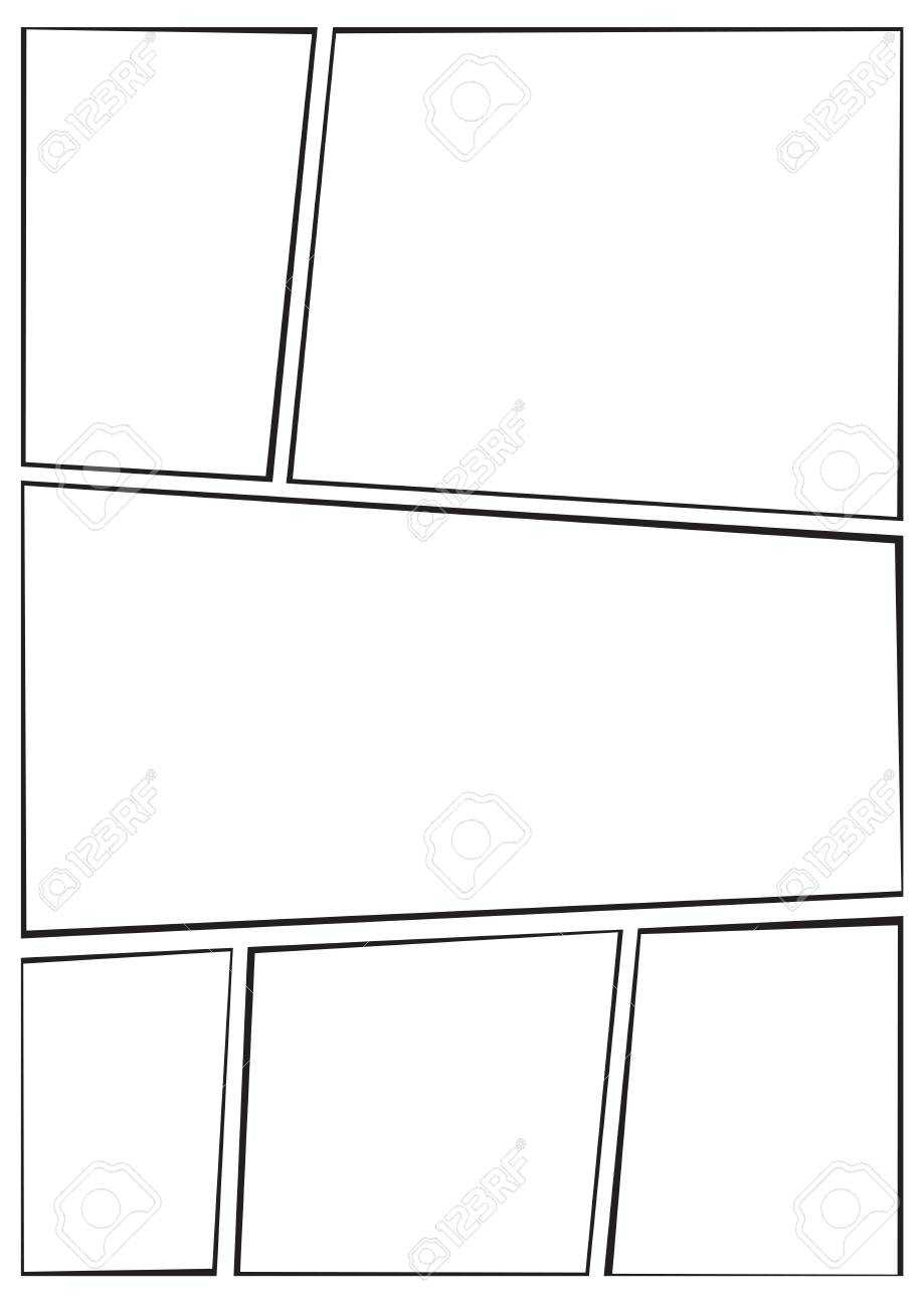 Comic Book Layout – Calep.midnightpig.co Intended For Printable Blank Comic Strip Template For Kids