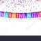 Congratulations Banner Template Balloons Confetti Isolated With Regard To Congratulations Banner Template