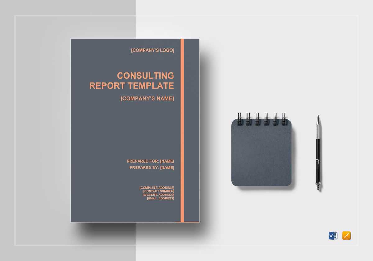 Consulting Report Template Intended For Consultant Report Template
