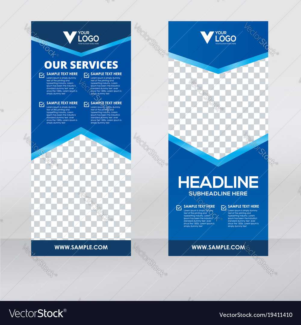 Creative Roll Up Banner – Free Template Ppt Premium Download Intended For Retractable Banner Design Templates