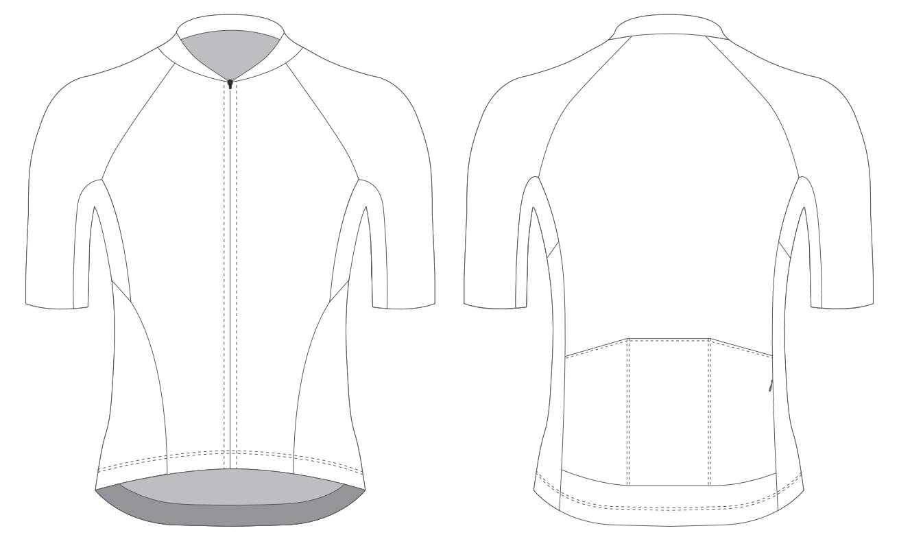 Custom Blank Cycling Jersey Design Template - Cyclingbox Pertaining To Blank Cycling Jersey Template