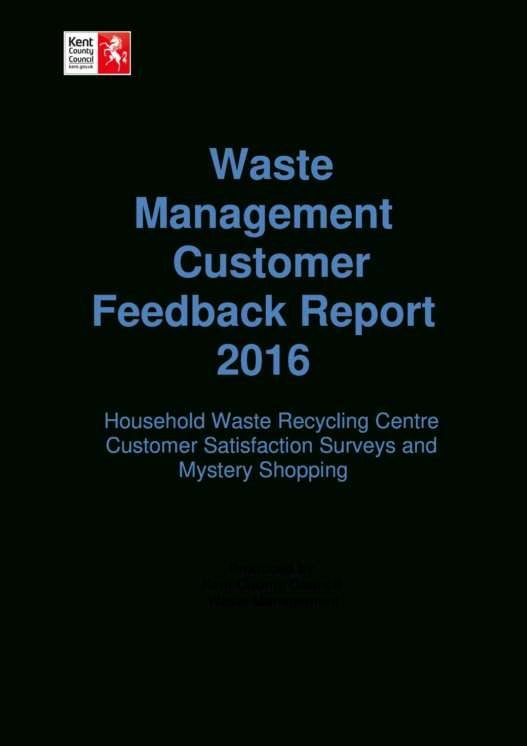 Customer Report | Templates At Allbusinesstemplates Inside Waste Management Report Template