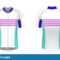 Cycling Jersey Mockup Stock Vector. Illustration Of Front For Blank Cycling Jersey Template