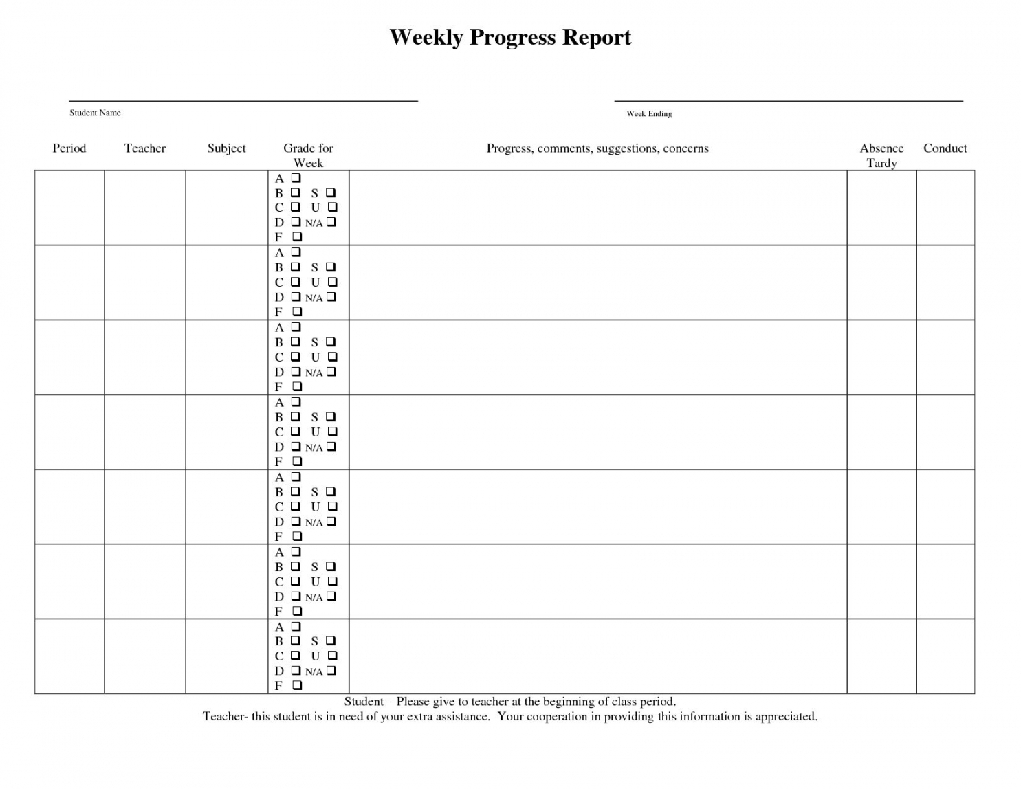 Daily Progress Report Format Excel Construction Glendale In Student Progress Report Template