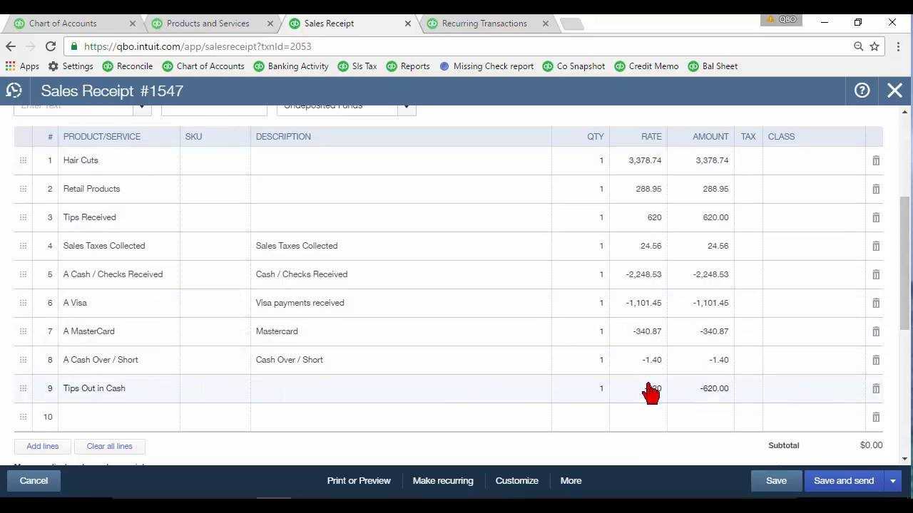 Daily Sales Summary In Quickbooks Online With Quick Book Reports Templates