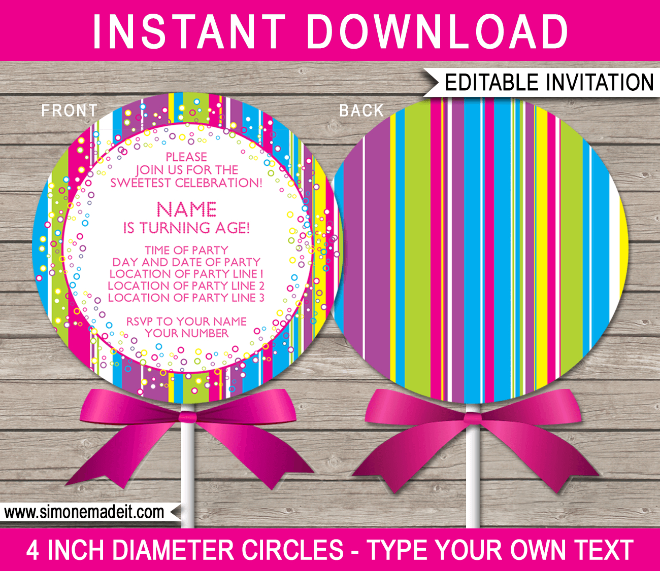 De0E7 Candyland Invitation Template | Wiring Resources Pertaining To Blank Candyland Template