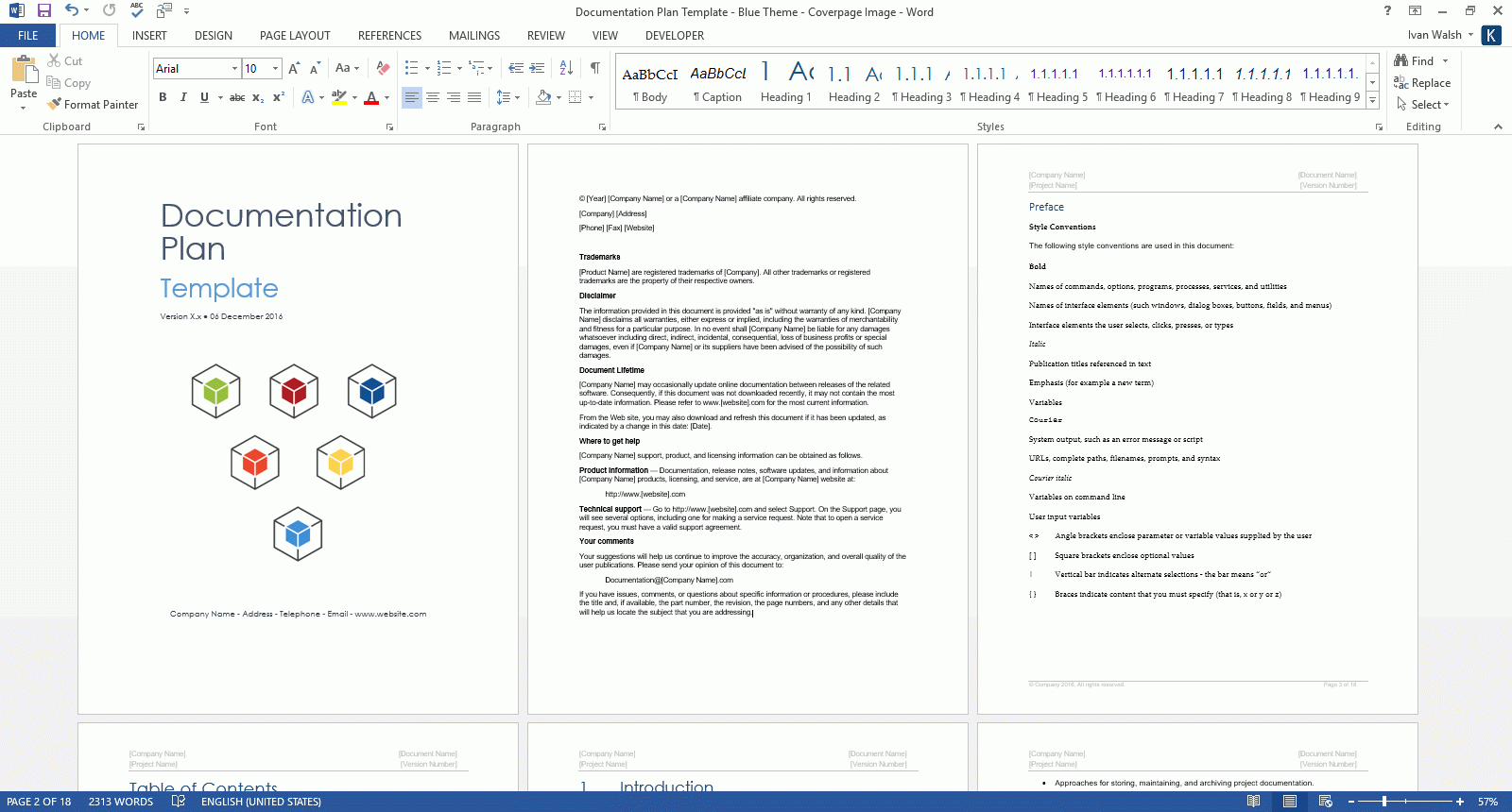 Documentation Plan Template (Ms Word/excel Wbs) – Templates Pertaining To Free Standard Operating Procedure Template Word 2010